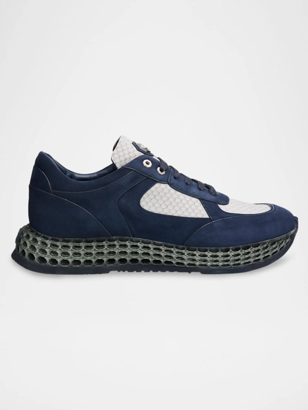 Stefano Ricci Octane Suede and Technical Fabric Sneakers Low Top Trainers